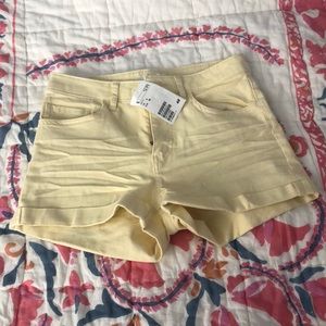 Yellow shorts